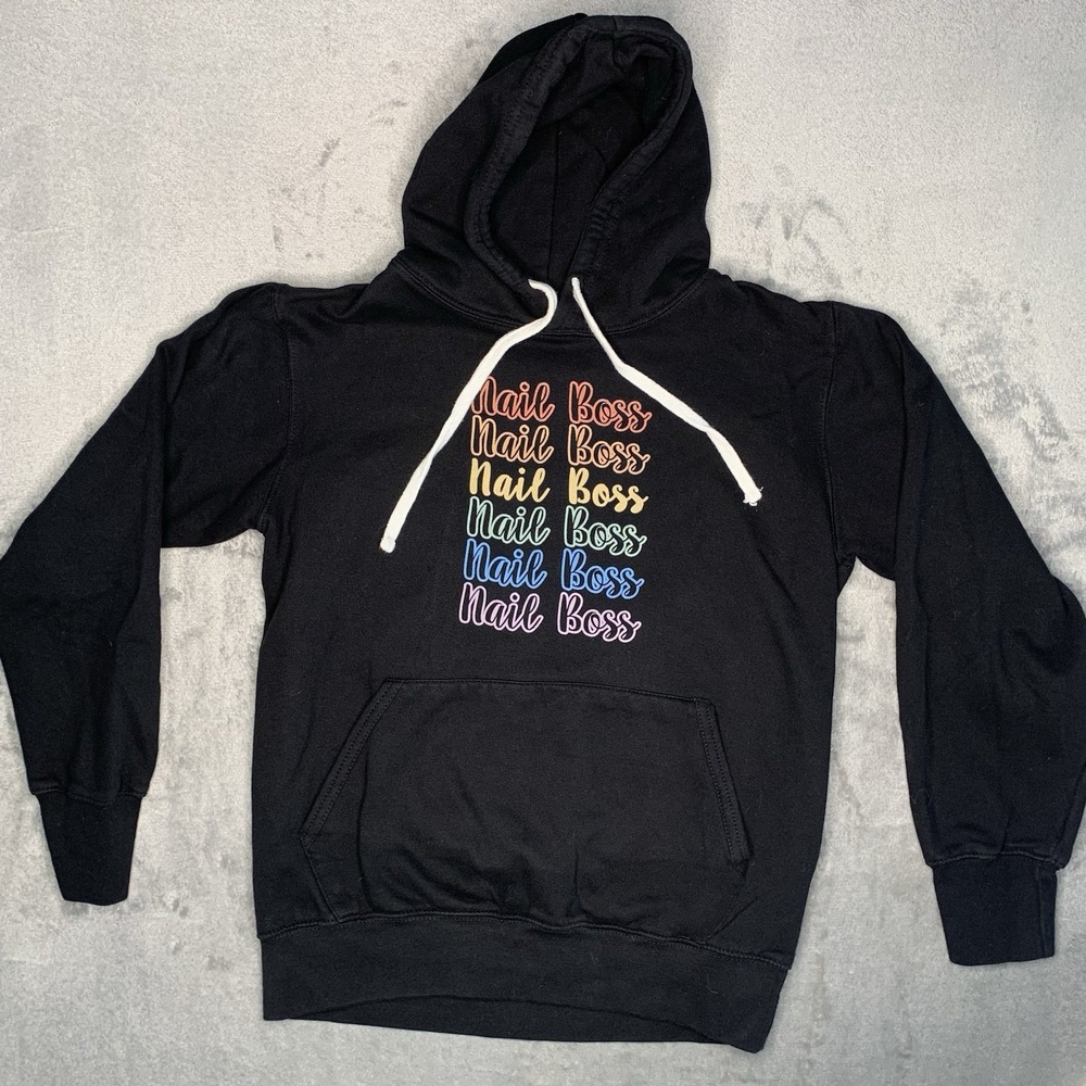 Nail Boss Hoodie Nailfie Nail Tech Nail Girl Nail Polish Girl Boss Unisex Small